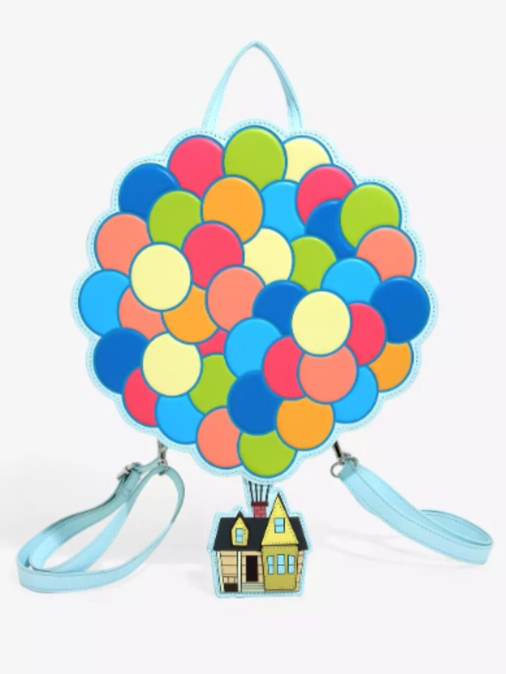 Rare Loungefly Disney Pixar Movie Up Balloon House Mini Backpack